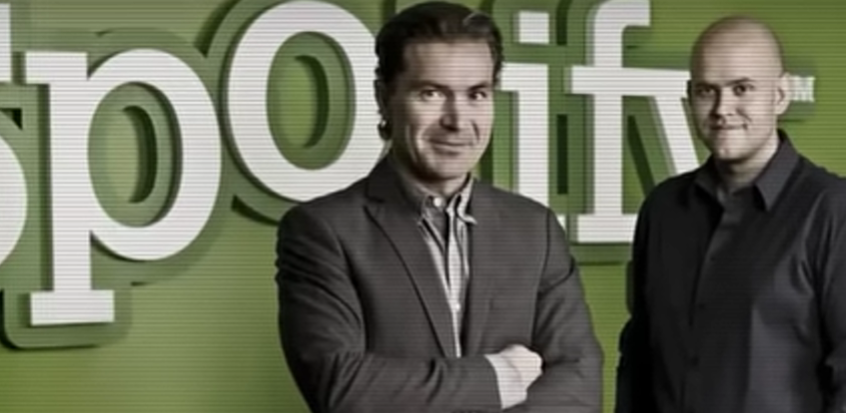 Daniel Ek (the initial visionary and tech lead) and Martin Lorentzon (who provided funding and business expertise)