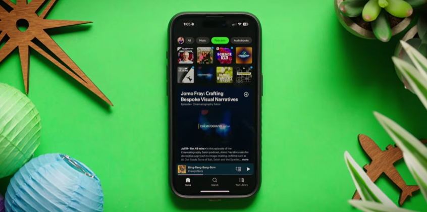 YouTube screenshot of Spotify